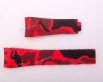 Red Camouflage Rubber B Rolex Submariner Replica Watch Bracelets
